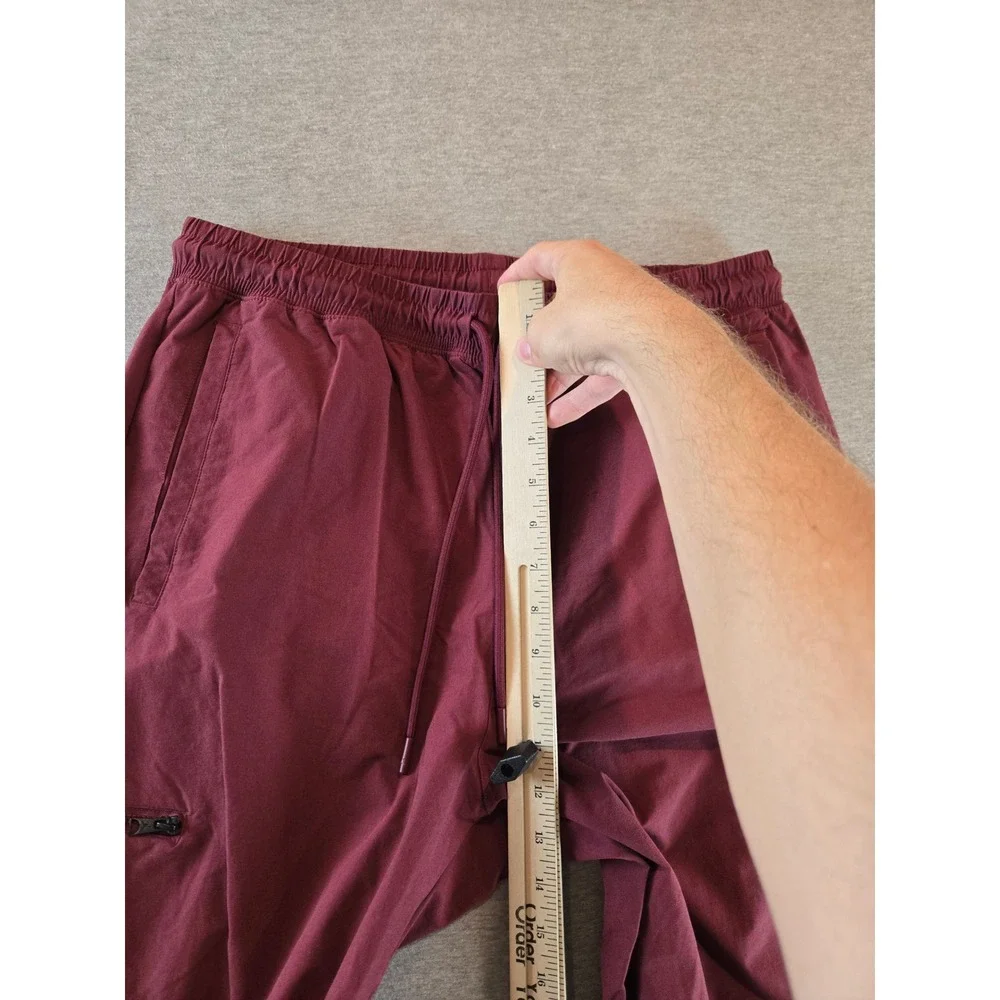 Jordan Essentials Woven Trousers Mens Large Burgundy Nylon Pants DQ7509-680